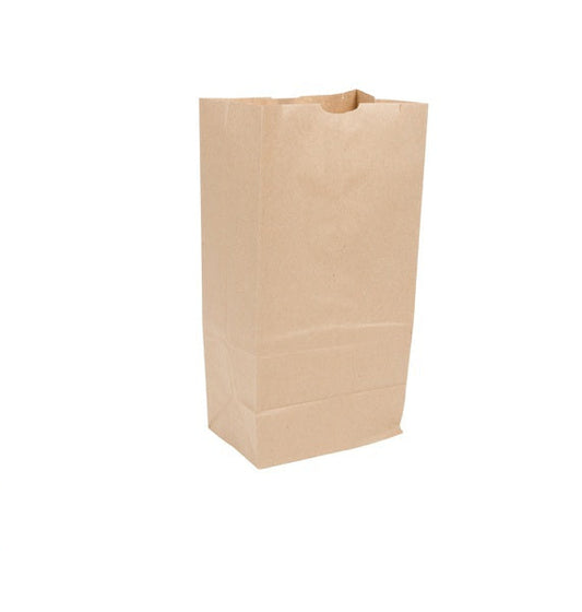 20 20 lb. Brown Tall Grocery Paper Bag – Bulk 500 Pack Eco-Friendly Grocery Packaging