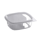 12 Oz Clear Hinged Rectangular Food Containers - 200 Pcs