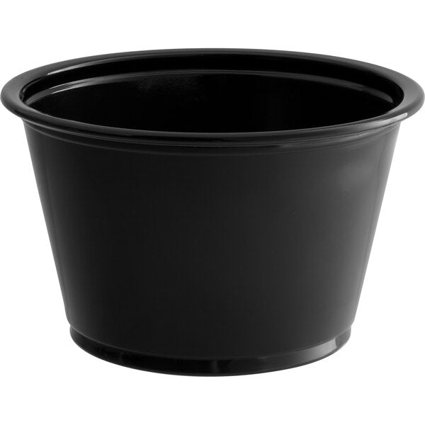 I1 - 4.0oz Portion Cup Black 2500pcs
