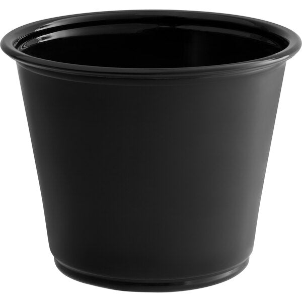 5.5oz Black Plastic Portion Cup  2,500pcs/Case