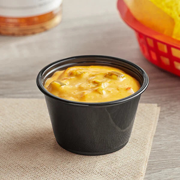 RL6-38 4.0oz Portion Cup Black 2500pcs
