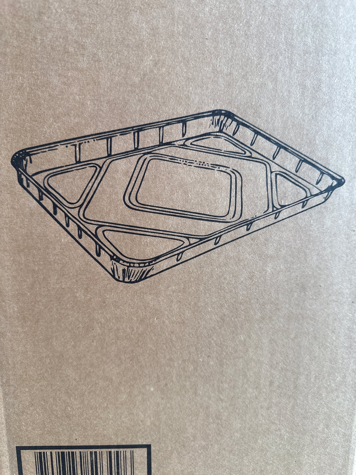 1/4 size sheet cake pans 100 count