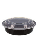 24oz Round Combo Container Black Base