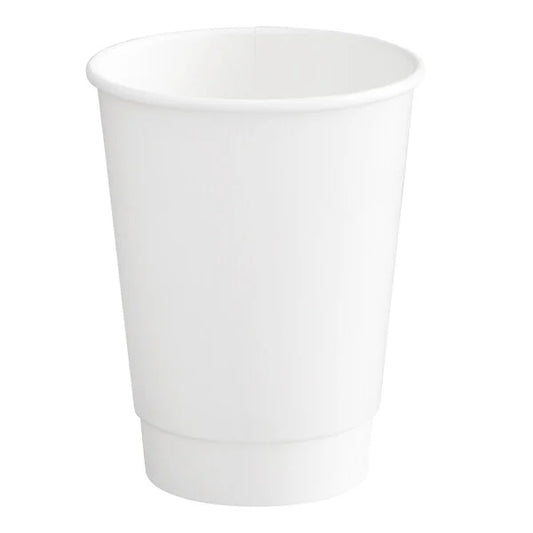 12 oz double wall disposable hot coffee cup bulk pack