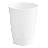 12 oz double wall disposable hot coffee cup bulk pack