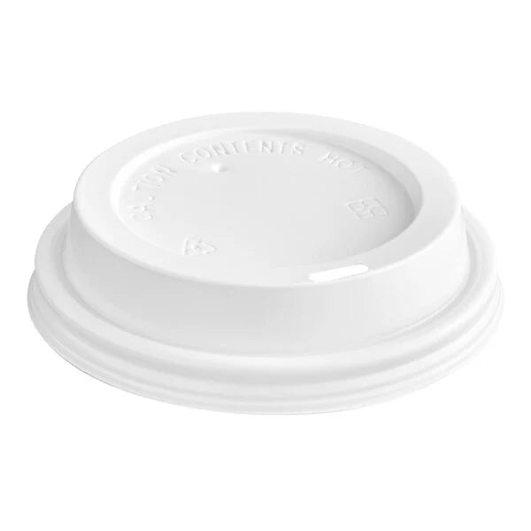 White Lid for 10-24oz Paper Hot Cup 1000pcs