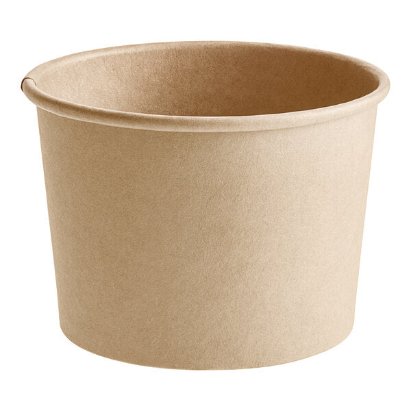 12 oz. Kraft Poly-Coated Paper Food Cup - 500/Case
