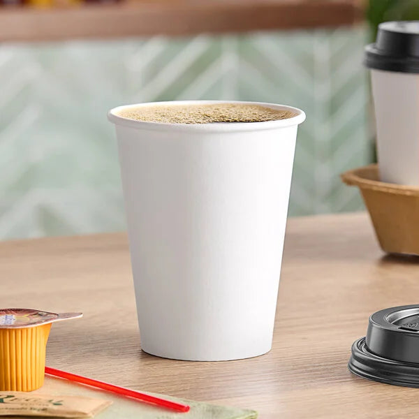 RL4-27 12oz Heavy Duty Paper Single Wall Hot Cups  1000pcs