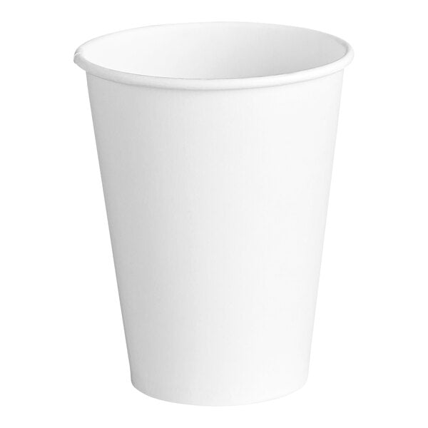 E1- 12oz Heavy Duty Paper Single Wall Hot Cups  1000pcs