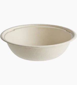 32oz Compostable Bagasse Bowl PFAS Free 500pcs