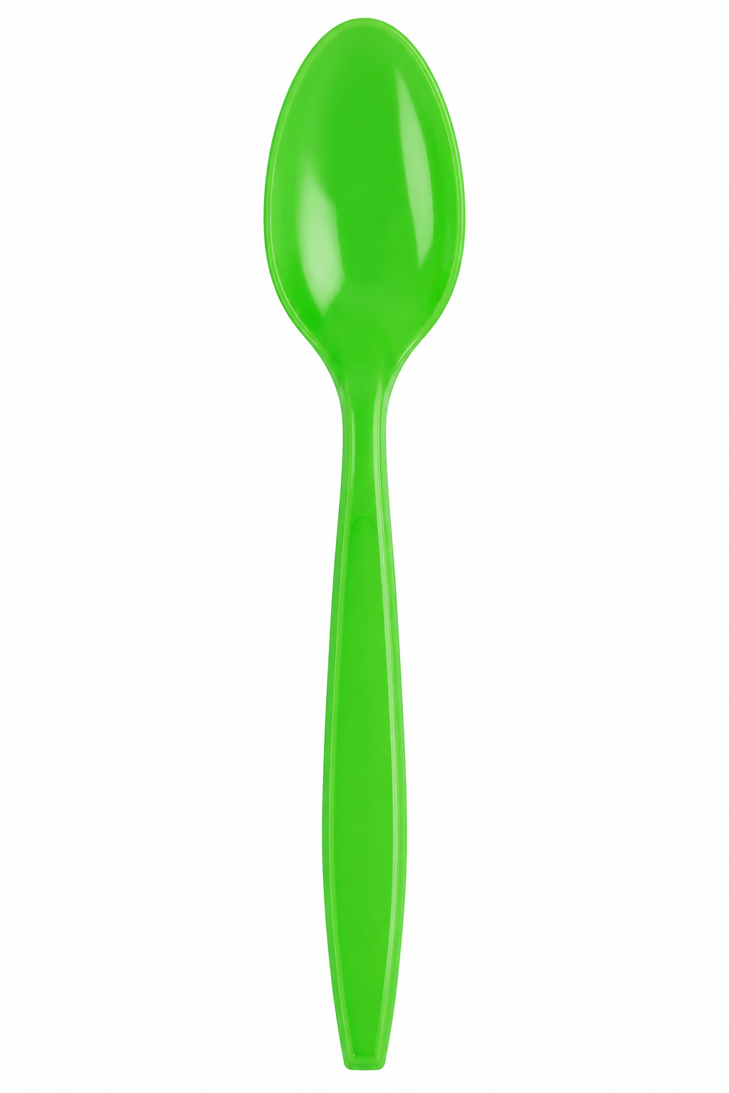 Green Plastic Medium Weight Spoons 1,000ct