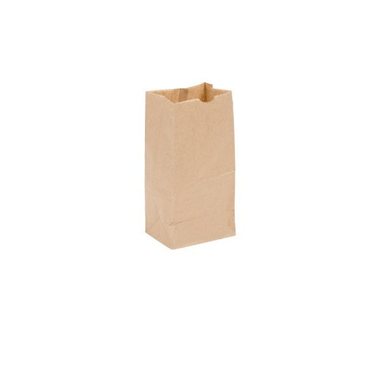 #4 4 lb. Brown Grocery Paper Bag – 500/Bundle