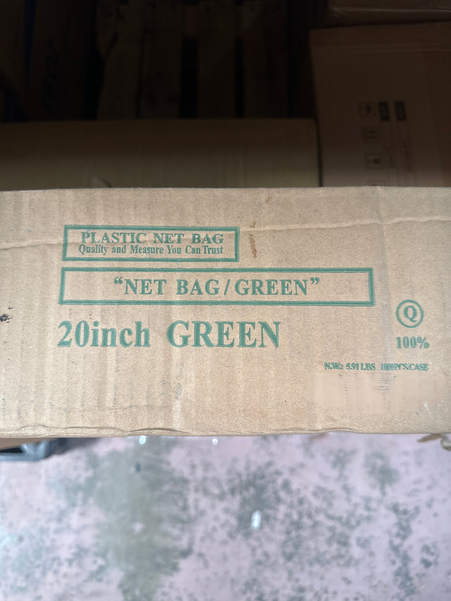 RL2-10 Green Mesh Bags 20inch 1000pcs