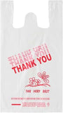 12x7x22 T Shirt Bag WHITE 400PCS