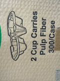 2 Cup Carries Pulp Fiber 300/Cs