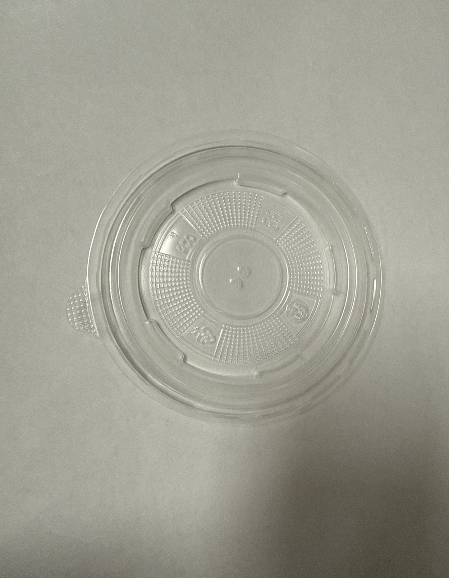 (1433)112mm PP FLAT LID 1000PCS/CASE (use for Paper food container PSC-16-112)