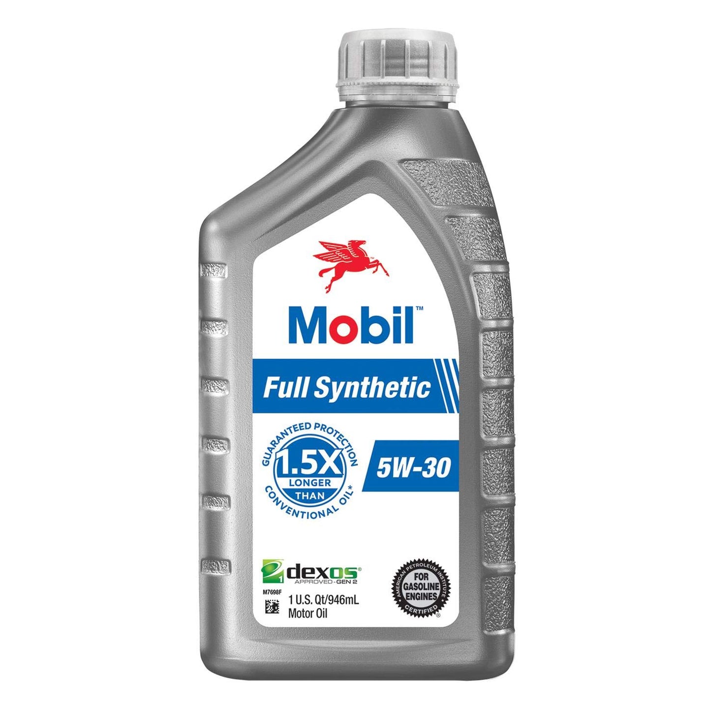 Mobil Full Synthetic 5W-30 Motor Oil 6 Pack for gasoline engines, advanced engine protection