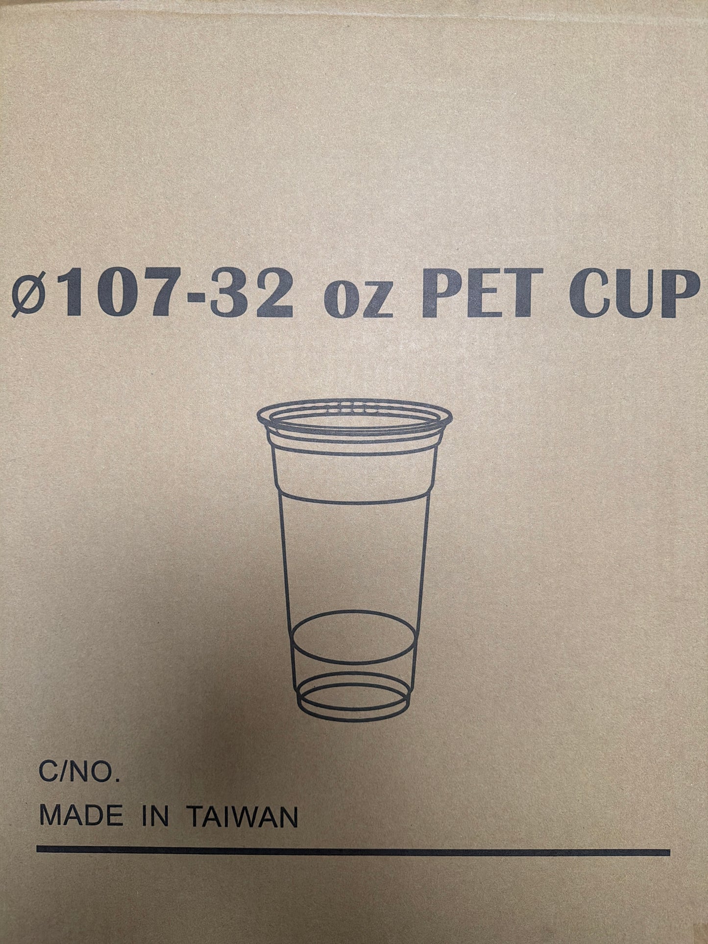 32 OZ Clear Pet Cup 500/case