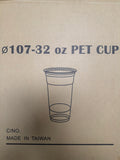 32 OZ Clear Pet Cup 500/case