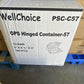 B7-  22 Clear Hinged Container 6x5x3