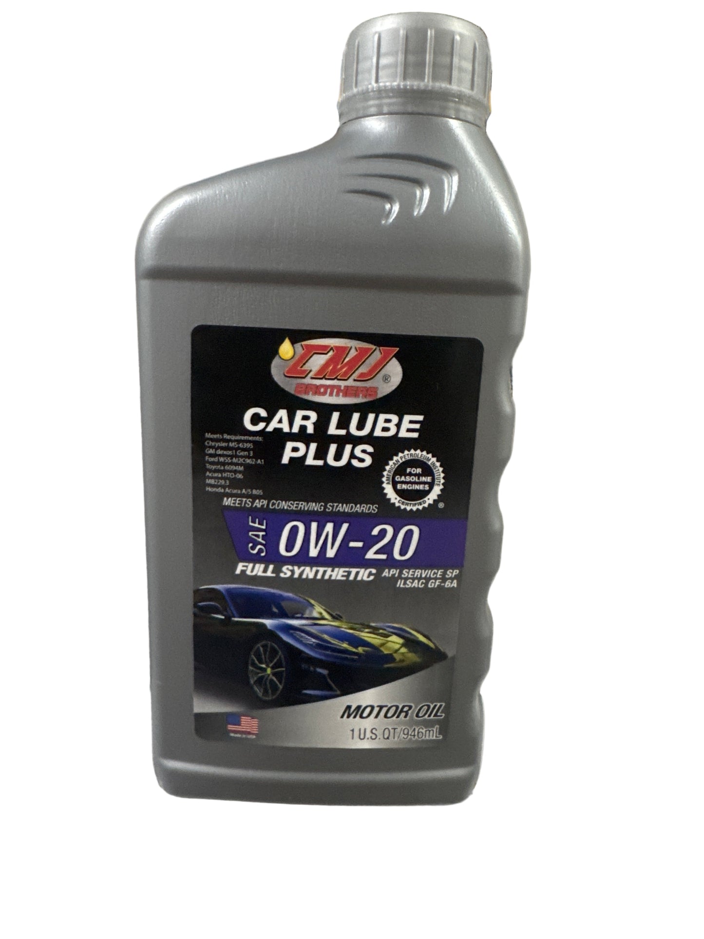 Car Lube Plus 0W-20 Full Synthetic Motor Oil