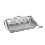 Full size deep aluminum pan 120G heavy duty disposable catering tray