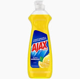 AJAX DISHWASH LIQUID 12.4 OZ LEMON