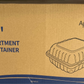 RL3-22 9x9 1 Compartment Clear Hinged Container 150/pcs Item# PP991C