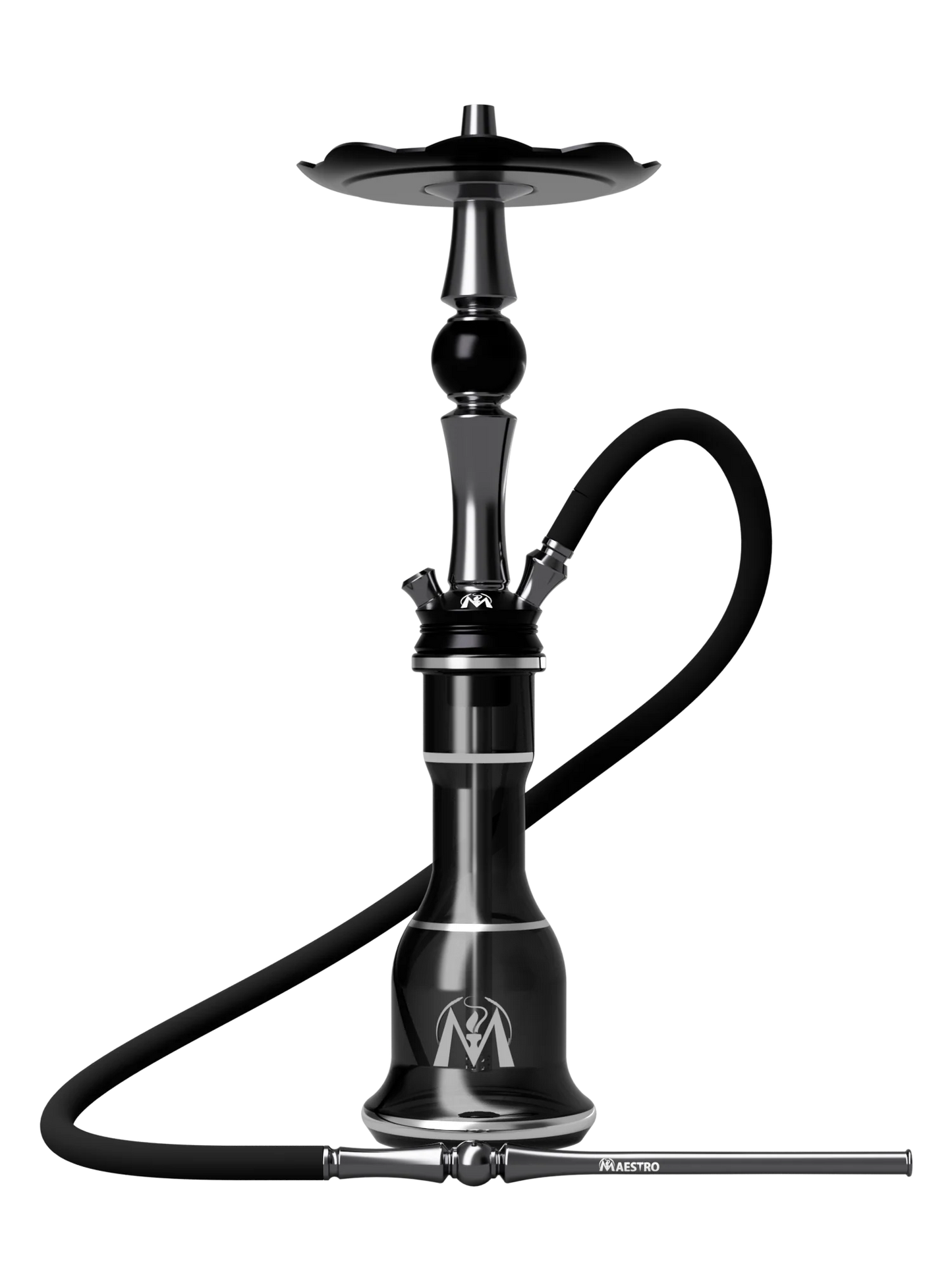 Maestro Hookah A1 Grey premium modern shisha pipe with sleek design and durable build