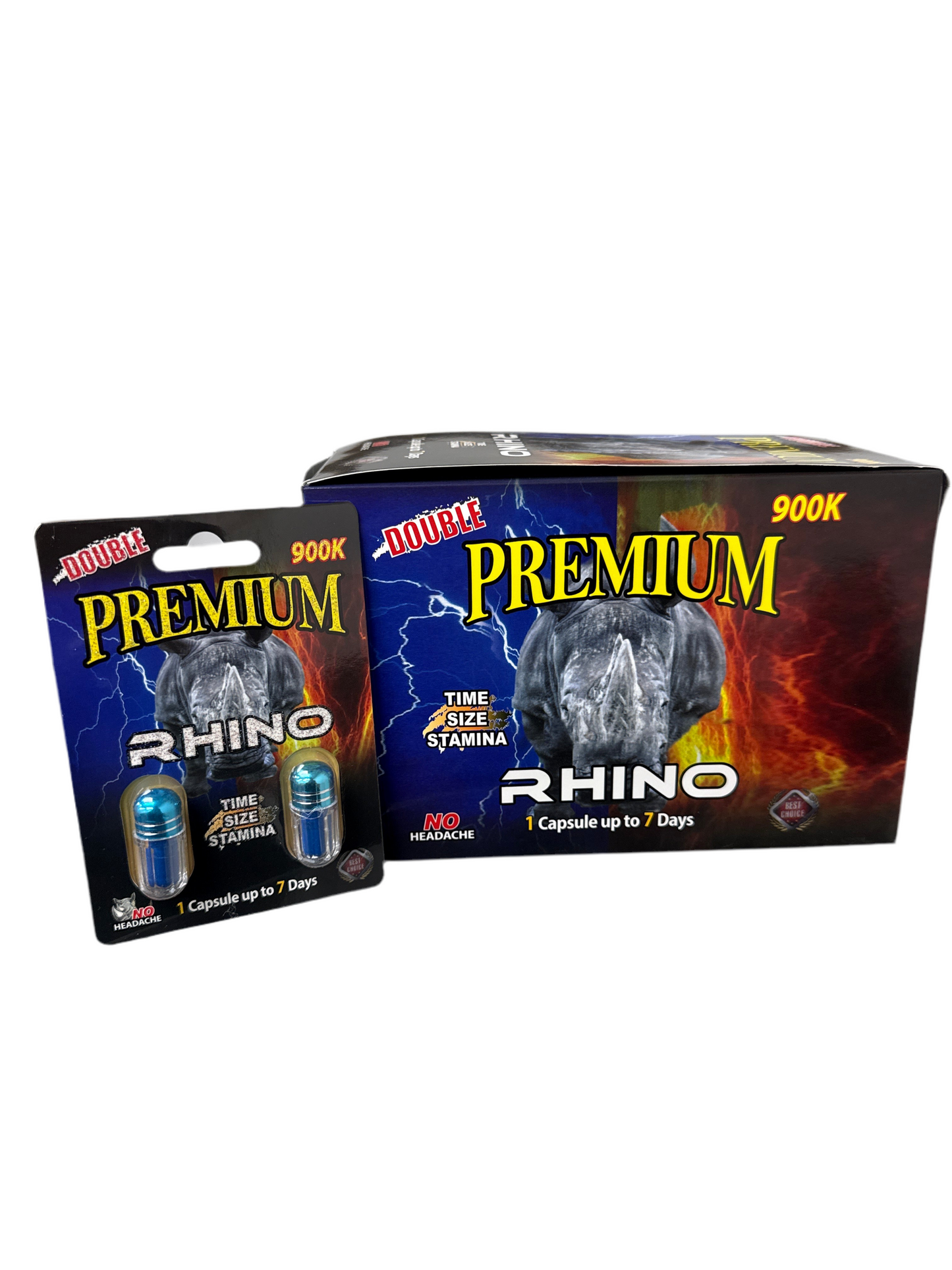 Rhino double premium 900k 2 pills -24 count