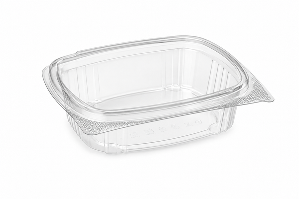 B4- 8oz PET Hinged Rectangular Container 200pcs