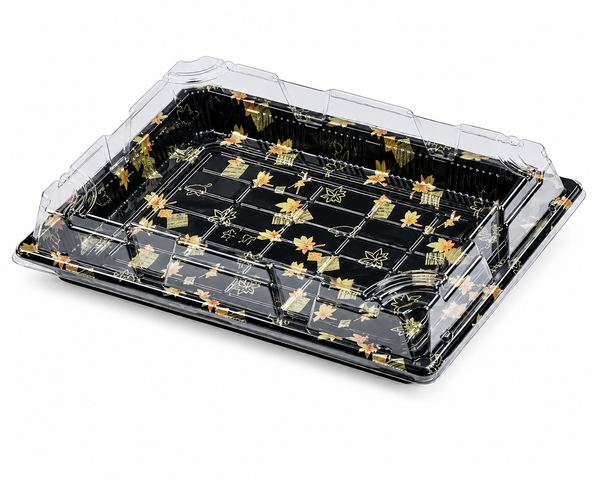 D6 - #11 10.1"×7.3"×2" PET Sushi Container With Lid 400pcs