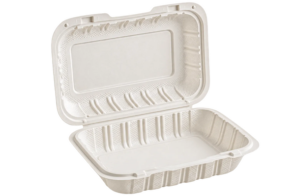 C4- 9x6 Ivory Hinged Container 150PCS
