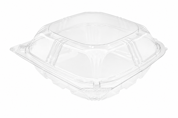 B7- 8x8 PET Clear Hinged Container 200pcs