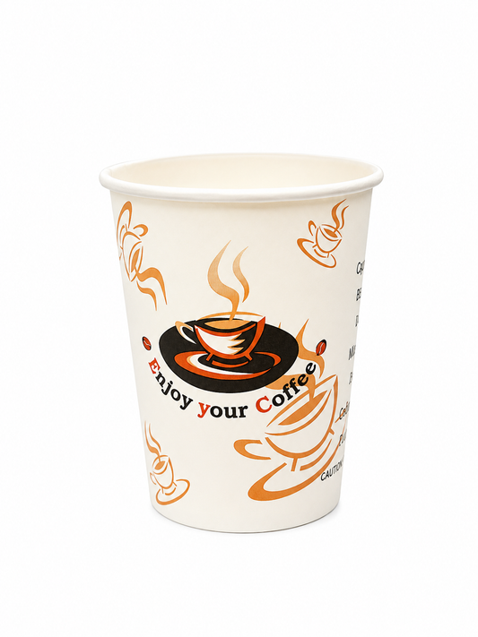 12oz Coffee Hot Cups Printed 1000pcs