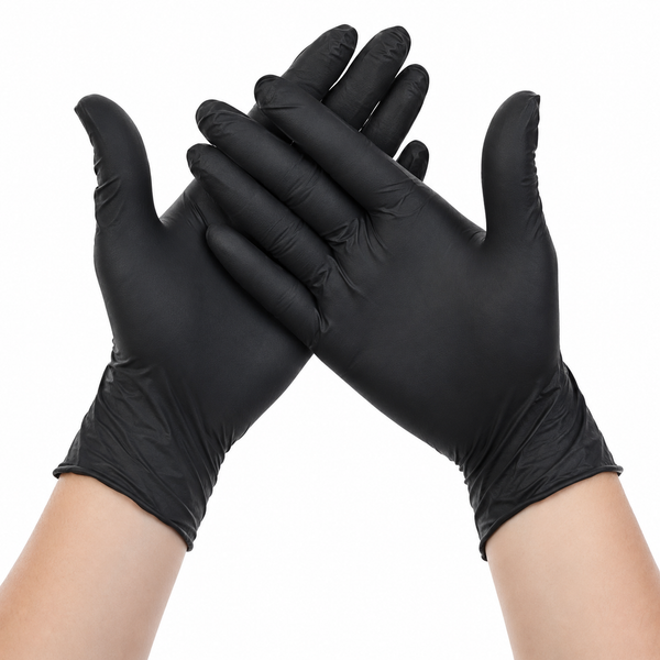 Nitrile Gloves Black Medium 10cases/Box