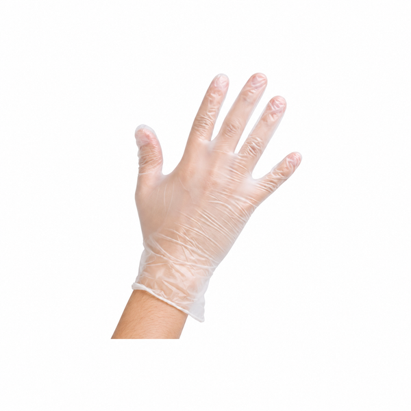 Sanitex Clear Vinyl Gloves X-Large 10 boxes/case
