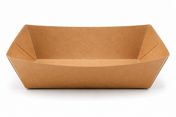 3 LB Kraft Food Tray - 500 Count