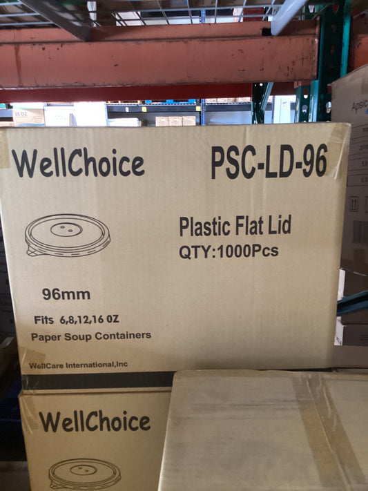 D5 - RL4-28 plastic flat lid Qty:1000 pcs 96mm
