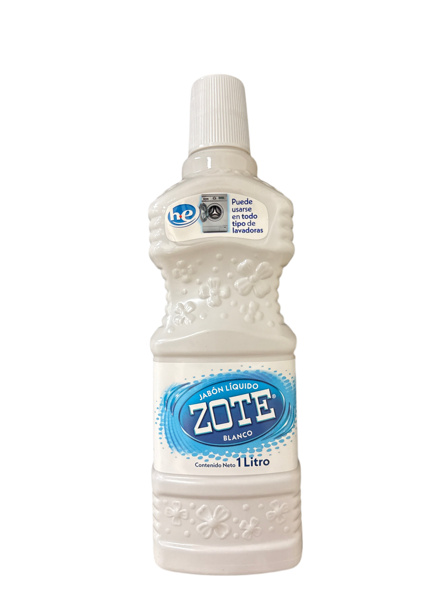 Zote White Liquid Laundry Detergent 1 Liter bottle for fabric cleaning