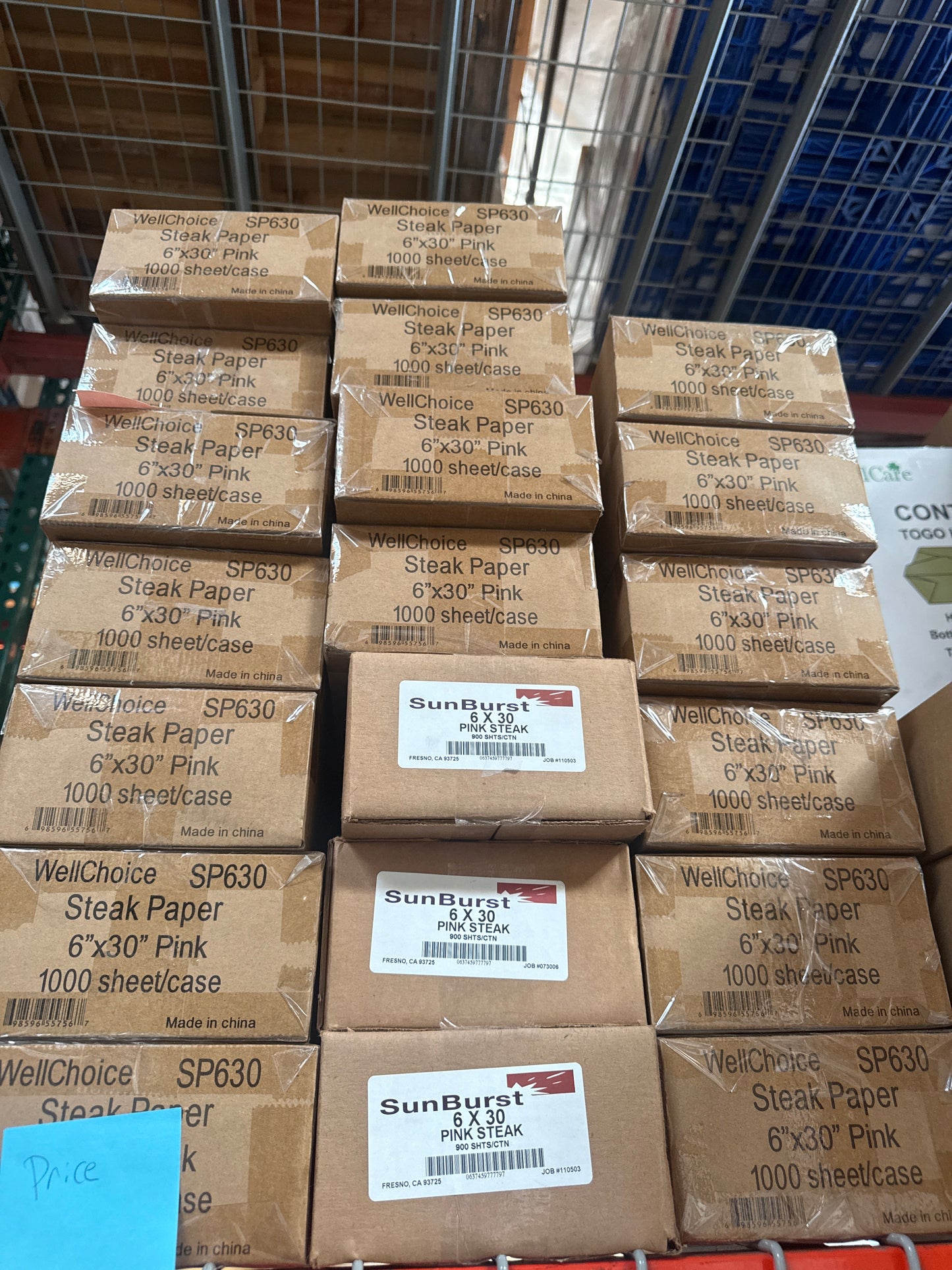 RL5-33 6x30 Pink Steak Paper 1000sheets