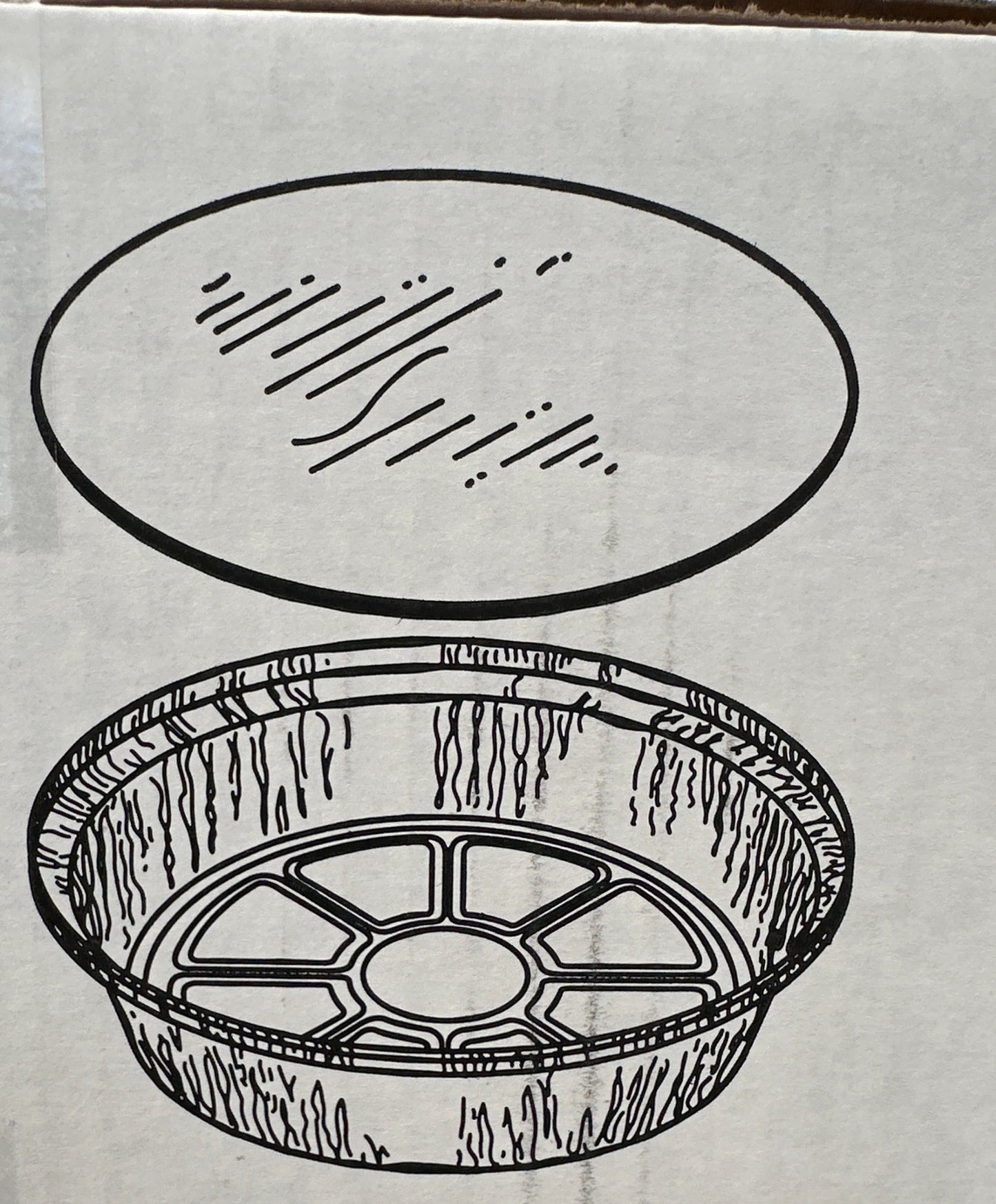 2047-25-200WC 7 in Foil Round pans with Lid 200count