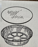 2047-25-200WC 7 in Foil Round pans with Lid 200count