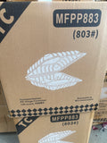 RL3-21 8x8 3-Comp Ivory Hinged Container 150PCS.