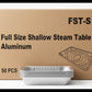 Full size medium steam table pan aluminum A1004