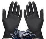 Disposable Nitrile Gloves 6.5Mil Black XLarge 100pcs/box 10box/case