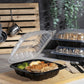 RL4-30 8x8 Clamshell Black Base 3 compartment 150pcs Item# JC-83