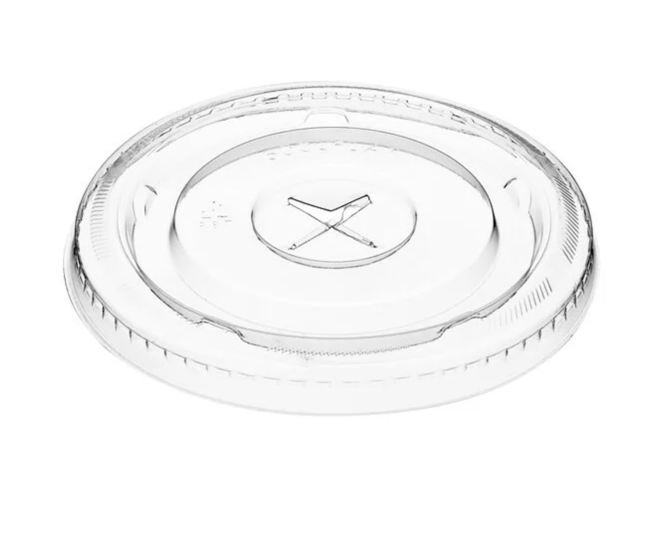 RL4-25 12oz PET Flat Lid For Paper Cold Cup 1000pcs