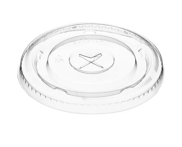 D2 - 12oz PET Flat Lid For Paper Cold Cup 1000pcs