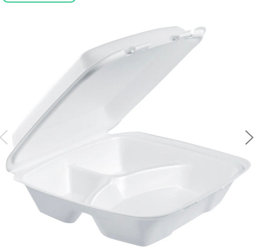 RL 9x9 foam 3 compartment 200 pcs